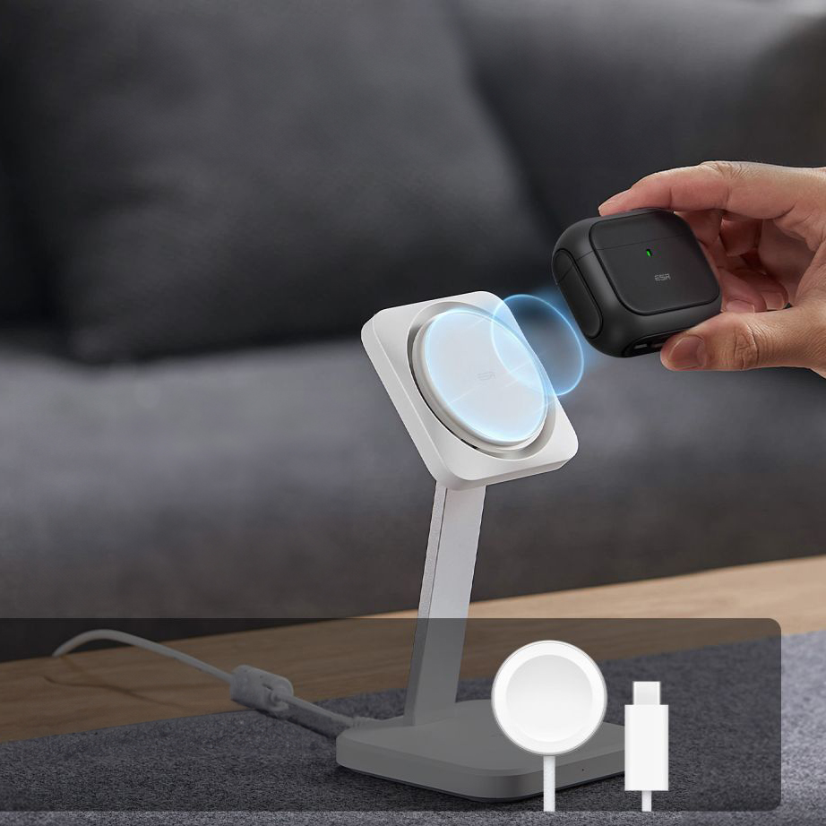 Etui ESR Orbit HaloLock MagSafe do Apple AirPods 4, czarne